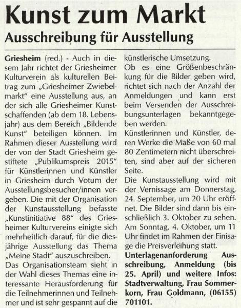 Zeitungsartikel 1